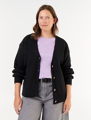 Cardigan con scollo a V