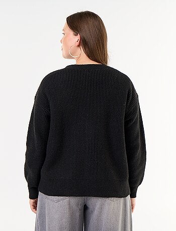 Cardigan con scollo a V