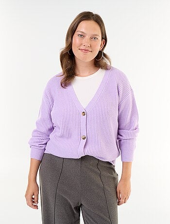 Cardigan con scollo a V