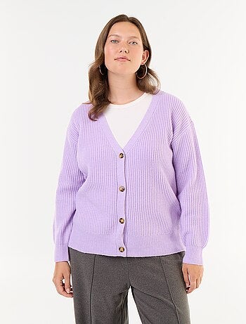 Cardigan con scollo a V
