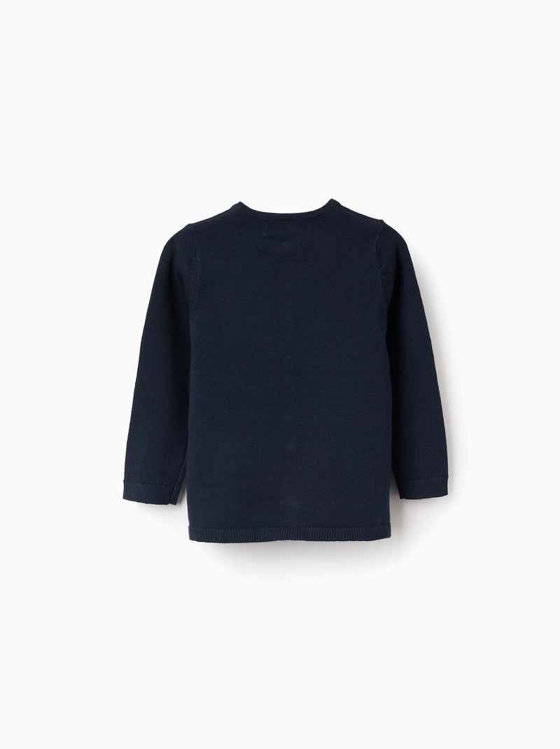 Cardigan con scollo tondo Blu scuro - Kiabi