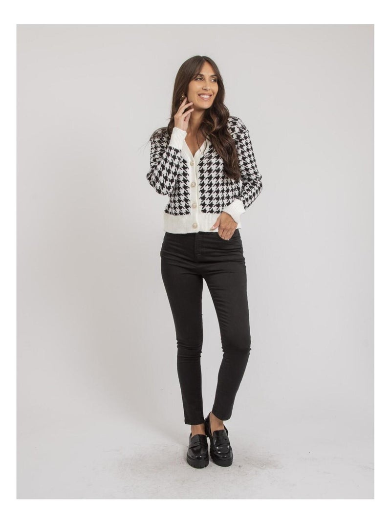 Cardigan con stampa KENAN Bianco - Kiabi