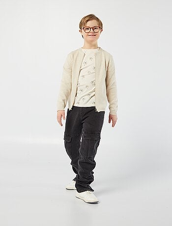Cardigan con zip - collezione facile da indossare