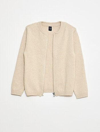 Cardigan con zip - collezione facile da indossare