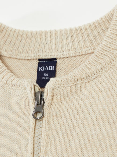 Cardigan con zip - collezione facile da indossare - Kiabi