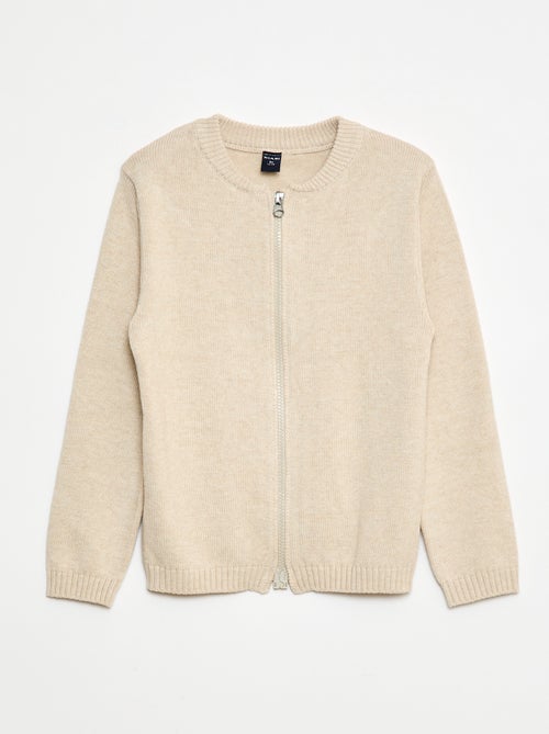 Cardigan con zip - collezione facile da indossare - Kiabi
