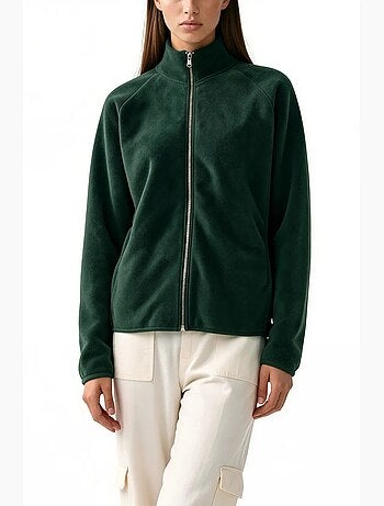 Cardigan con zip da donna busem