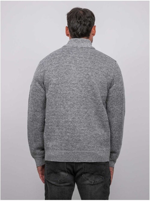 Cardigan con zip e collo alto laporil - Kiabi Cardigan con zip e collo alto laporil - Kiabi