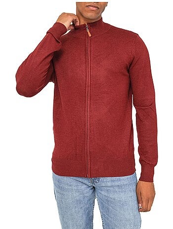 Cardigan con zip Kebello