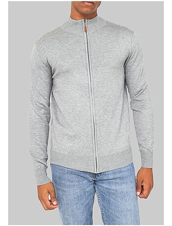 Cardigan con zip Kebello