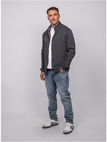 Cardigan con zip wiropax