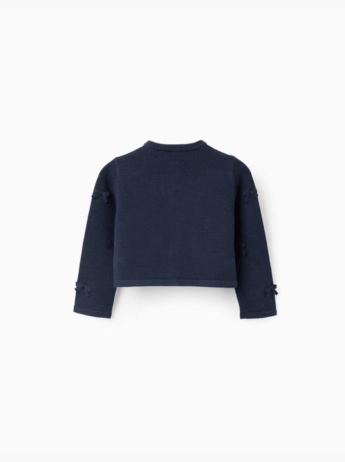 Cardigan corto in maglia con fiocchi - Kiabi