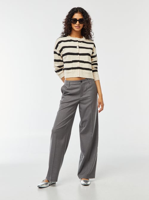 Cardigan cropped in maglia - Kiabi