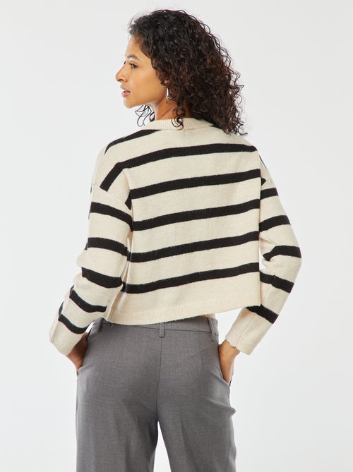 Cardigan cropped in maglia - Kiabi