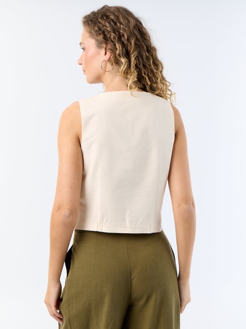 Cardigan da completo senza maniche - Kiabi