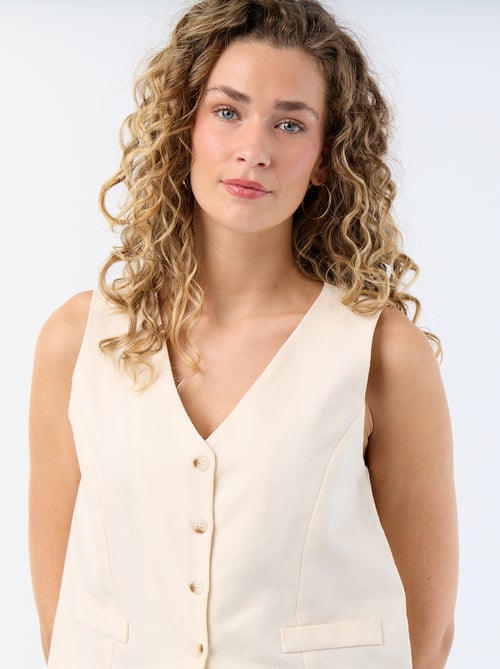 Cardigan da completo senza maniche - Kiabi