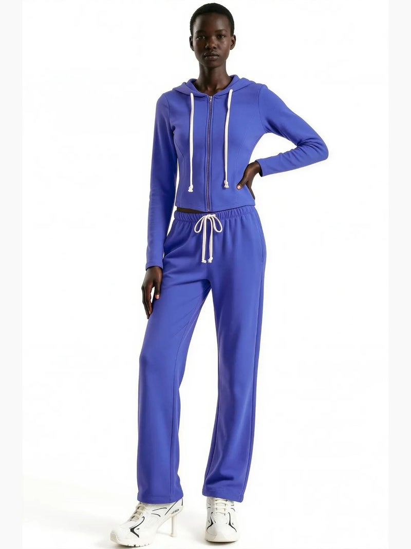 Cardigan da donna in cotone e modal busem Blu cobalto - Kiabi