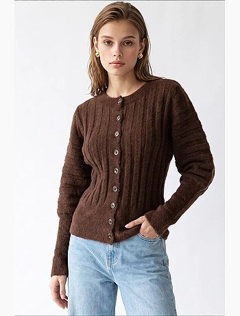 Cardigan da donna in poliestere mixray