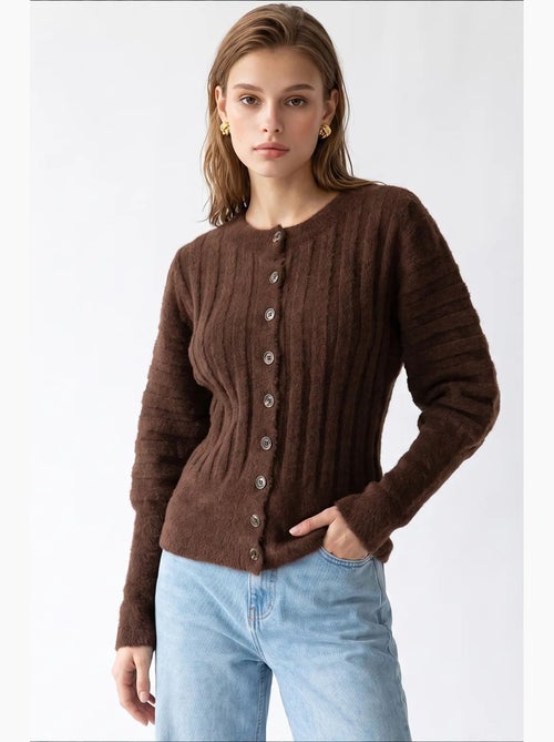 Cardigan da donna in poliestere mixray - Kiabi Cardigan da donna in poliestere mixray - Kiabi