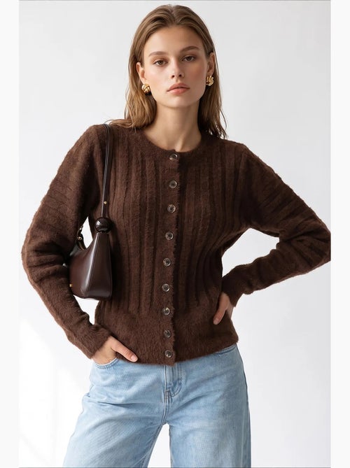 Cardigan da donna in poliestere mixray - Kiabi Cardigan da donna in poliestere mixray - Kiabi