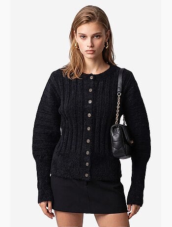 Cardigan da donna in poliestere mixray