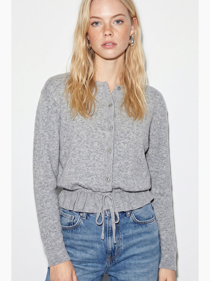 Cardigan da donna lucci Grigio chiaro - Kiabi