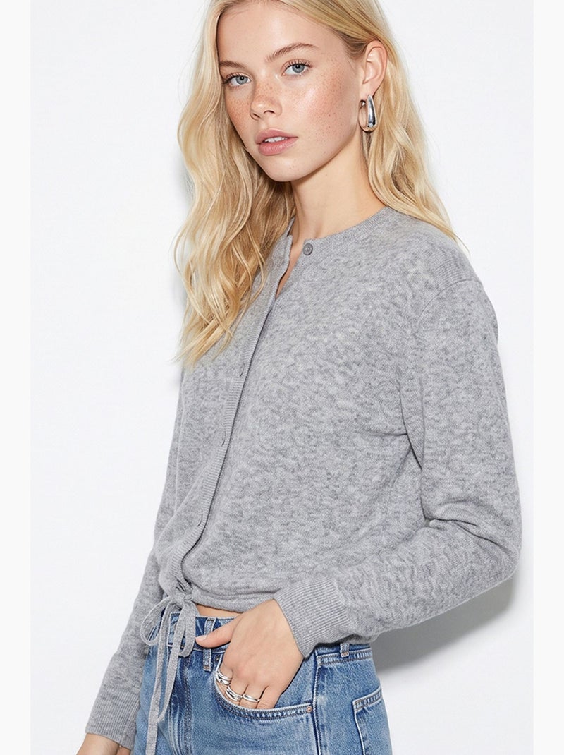 Cardigan da donna lucci Grigio chiaro - Kiabi