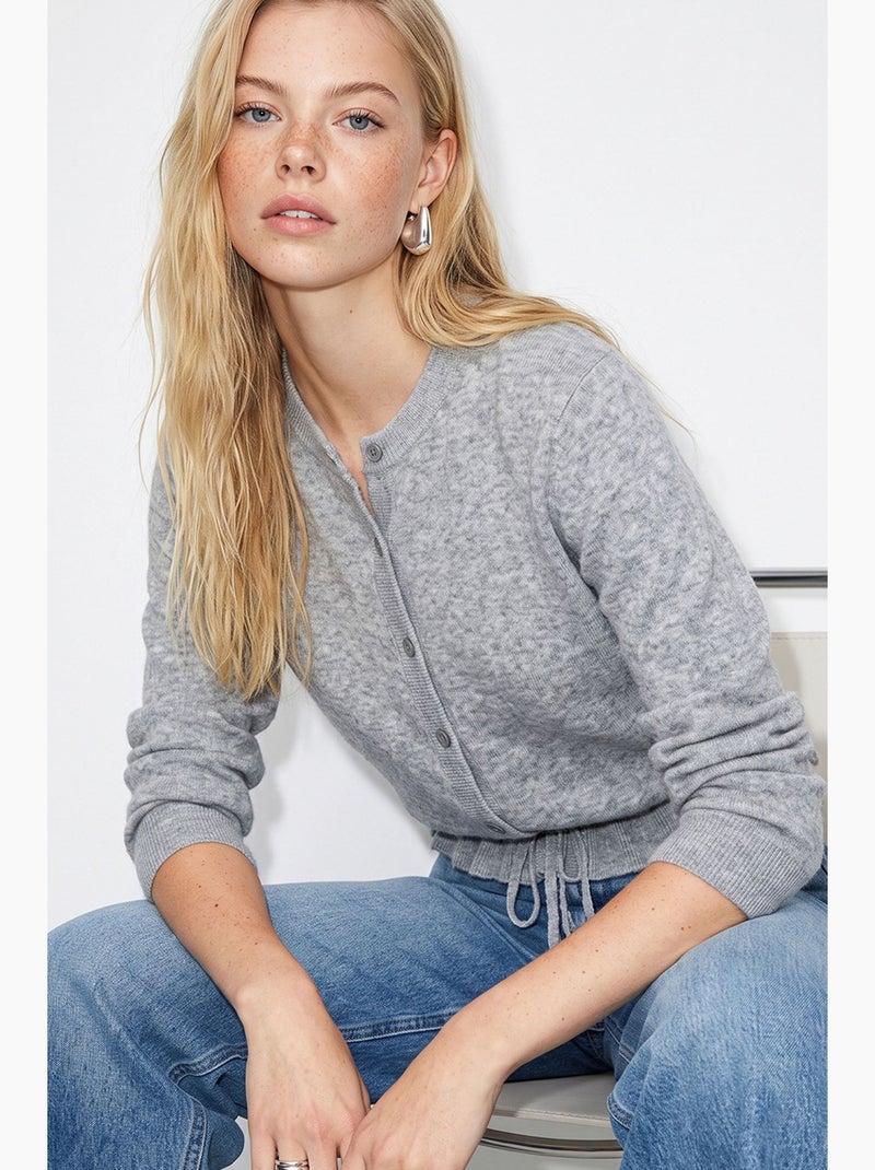 Cardigan da donna lucci Grigio chiaro - Kiabi