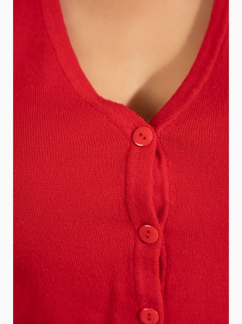 Cardigan di base Kebello Rosso - Kiabi