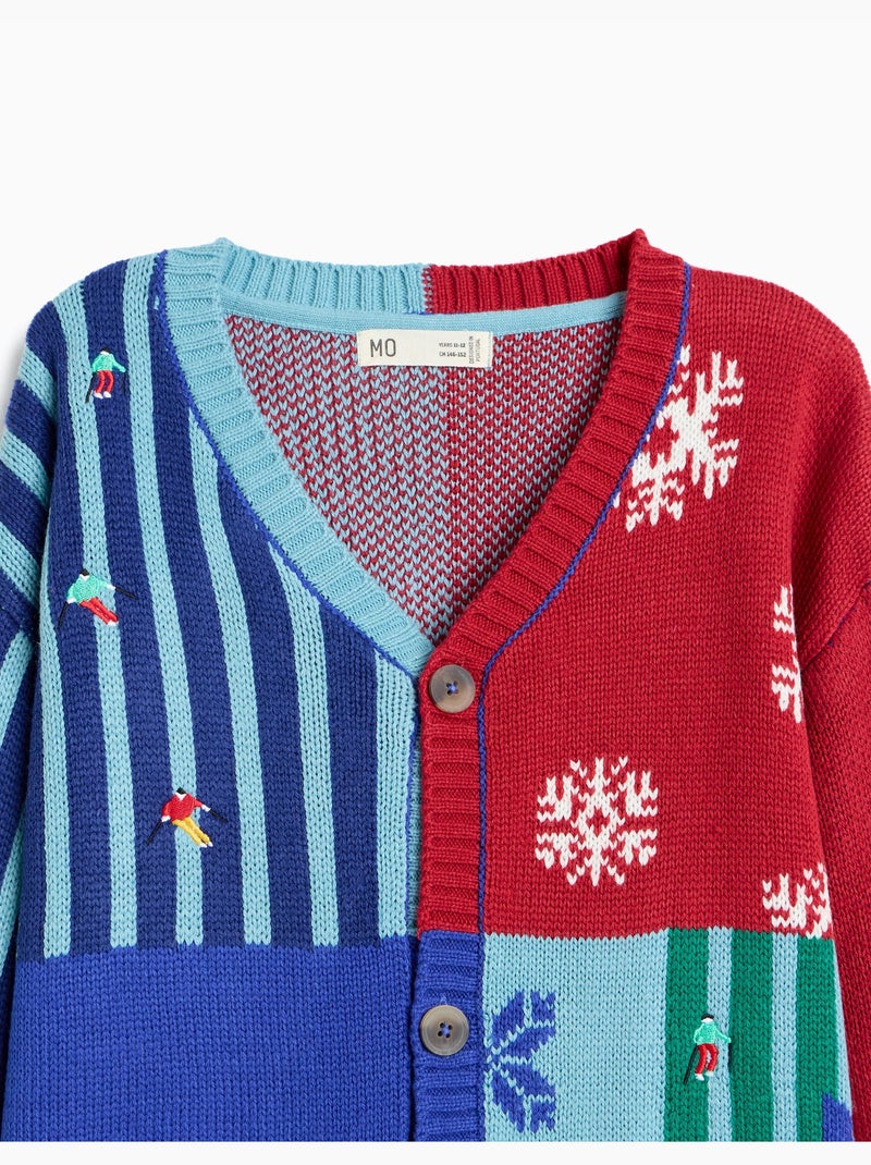 Cardigan di natale, mo fashion Rosso - Kiabi