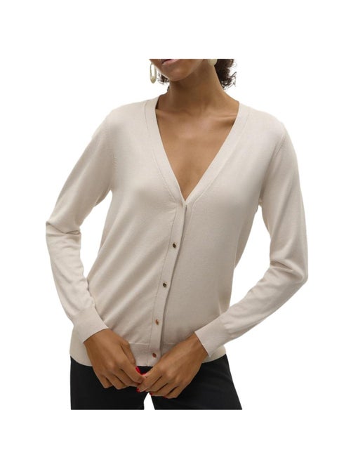 Cardigan Gilet Donna Vero Moda Scollo a V - Kiabi Cardigan Gilet Donna Vero Moda Scollo a V - Kiabi