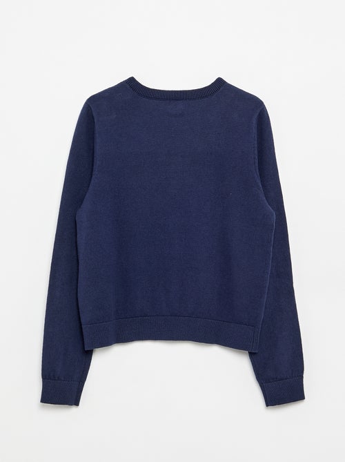 Cardigan girocollo leggero tinta unita - Kiabi Cardigan girocollo leggero tinta unita - Kiabi