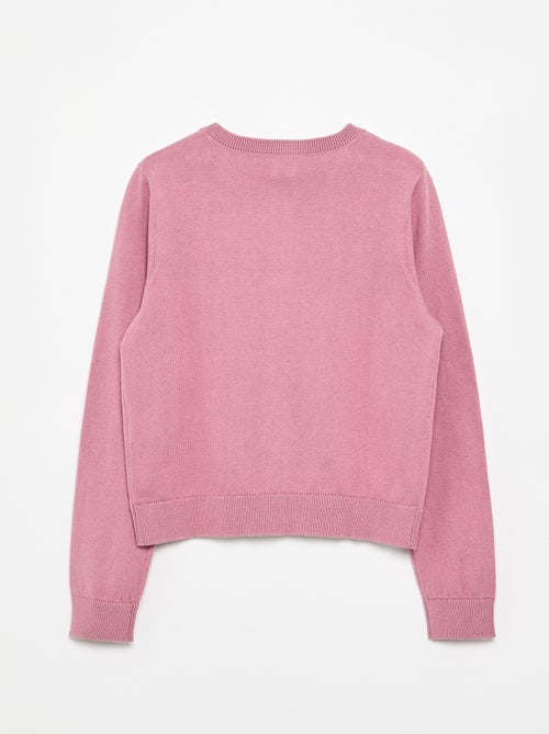 Cardigan girocollo leggero tinta unita - Kiabi