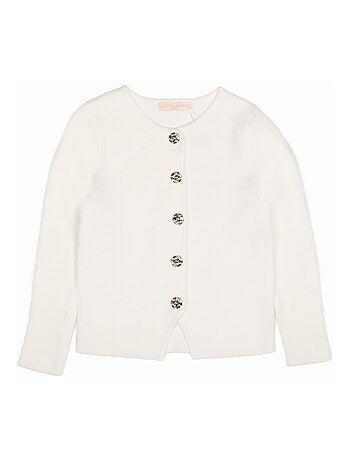 Cardigan goffrato a punto a spina - Kids Star