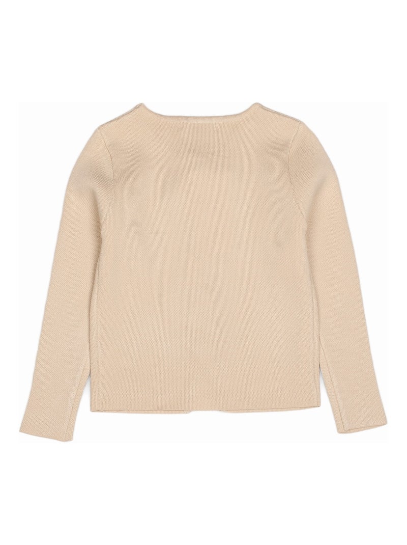 Cardigan goffrato a punto a spina - Kids Star Crema - Kiabi