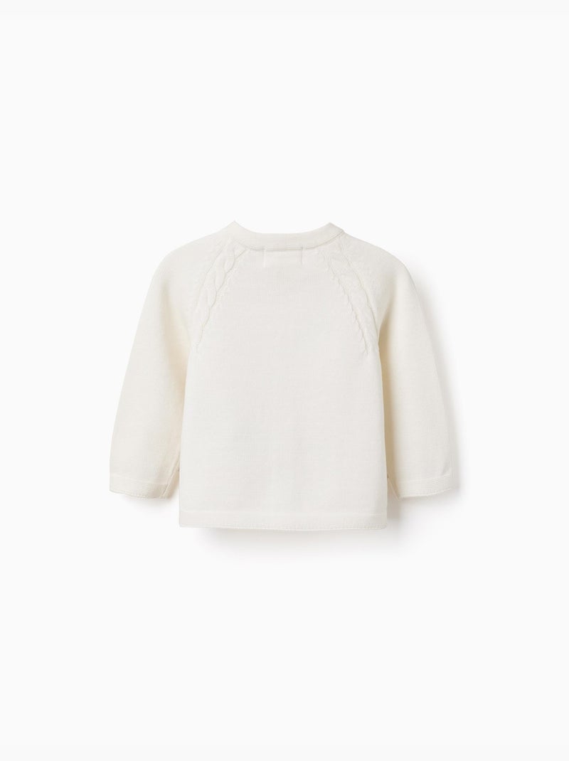 Cardigan in cotone Bianco - Kiabi