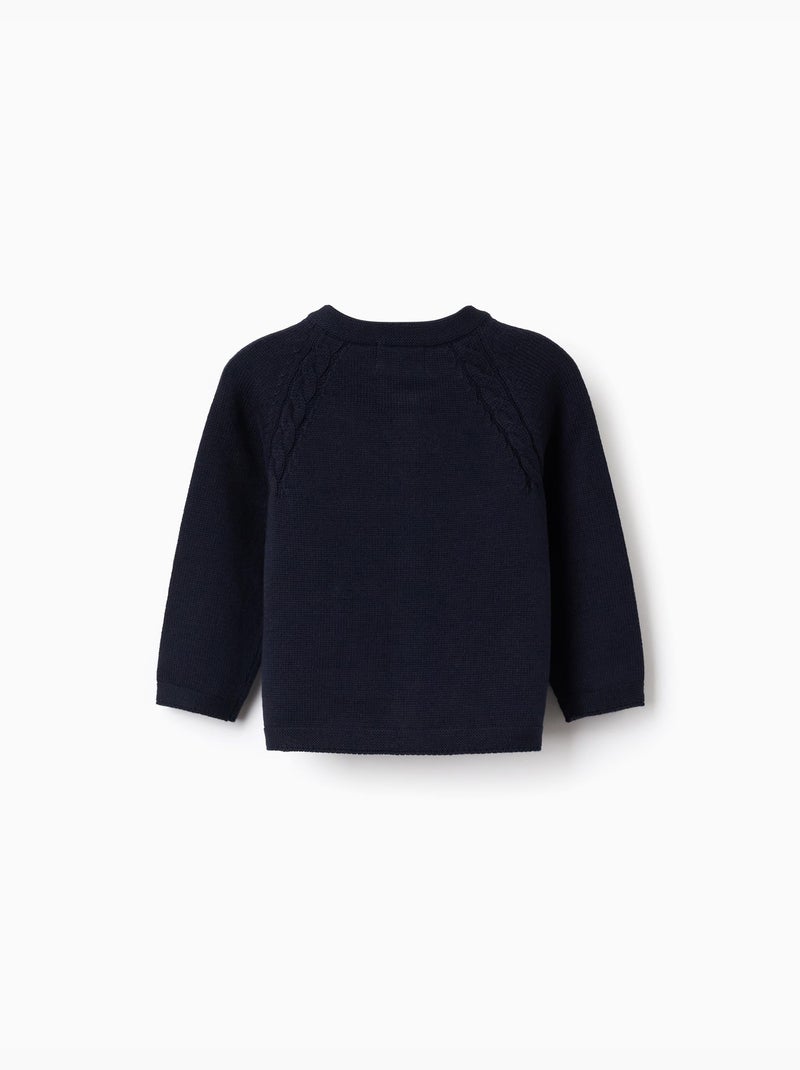 Cardigan in cotone Blu scuro - Kiabi