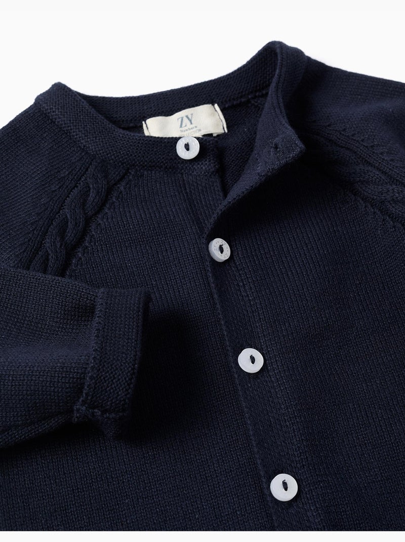 Cardigan in cotone Blu scuro - Kiabi