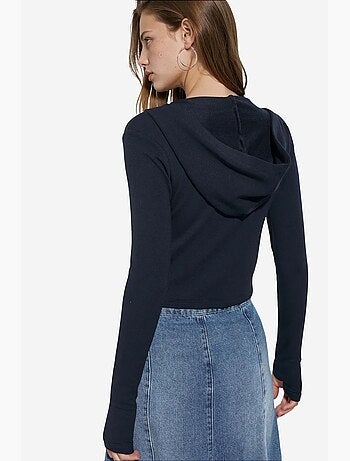 Cardigan in cotone e modal busem