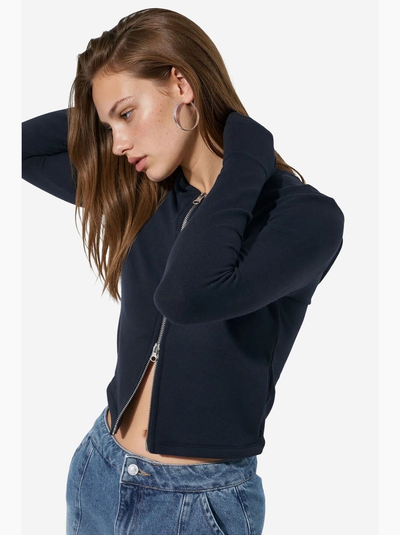 Cardigan in cotone e modal busem Blu marino - Kiabi