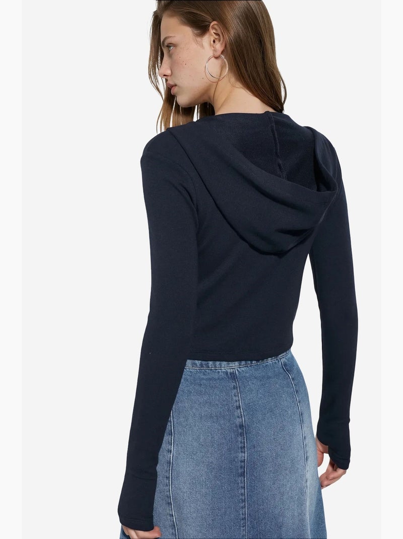 Cardigan in cotone e modal busem Blu marino - Kiabi