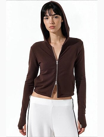 Cardigan in cotone e modal busem