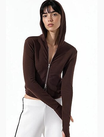 Cardigan in cotone e modal busem