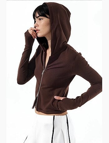 Cardigan in cotone e modal busem