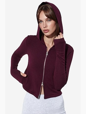 Cardigan in cotone e modal busem