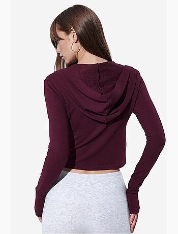 Cardigan in cotone e modal busem