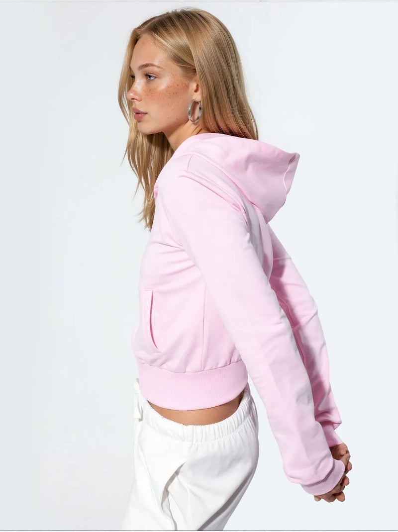 Cardigan in cotone stretch busem Rosa confetto - Kiabi