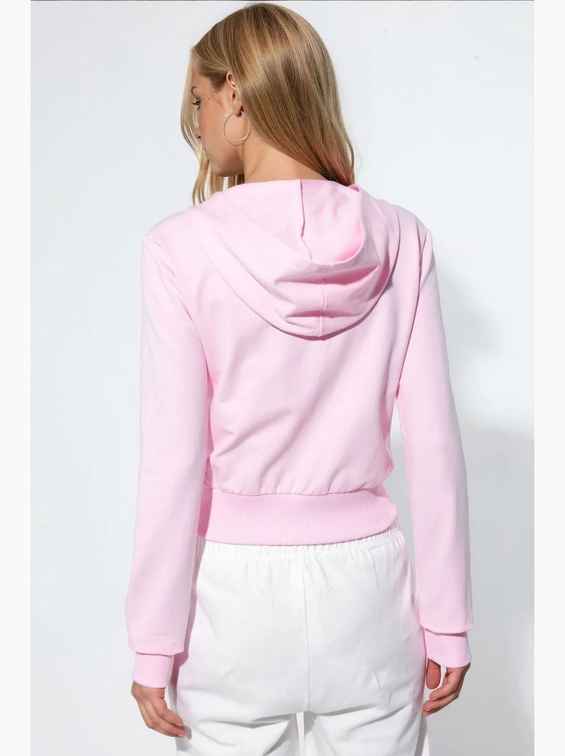 Cardigan in cotone stretch busem Rosa confetto - Kiabi