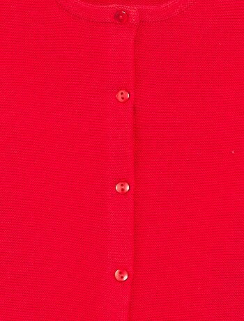 Cardigan in maglia a finezza sottile a tinta unita