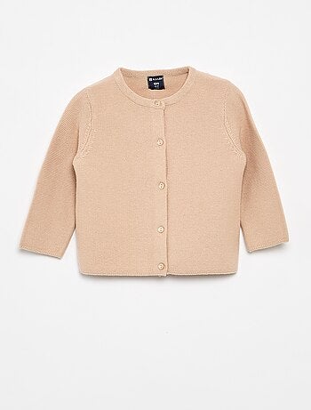 Cardigan in maglia a finezza sottile tinta unita